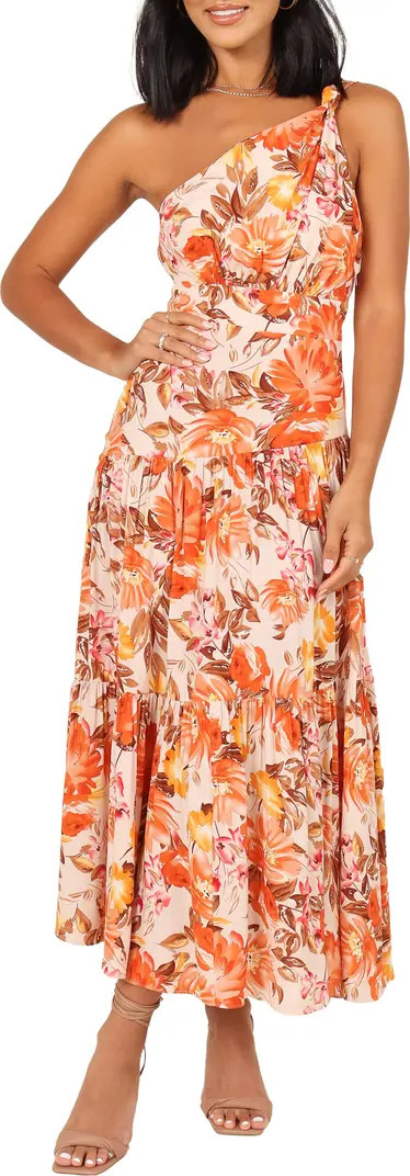 Marietta Floral One-Shoulder Sundress | Nordstrom