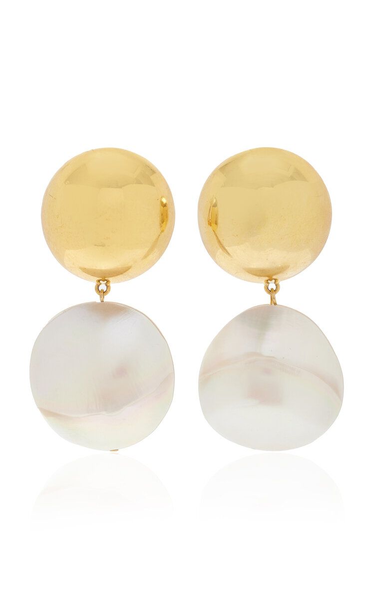 Rodan Pearl Gold-Plated Earrings | Moda Operandi (Global)