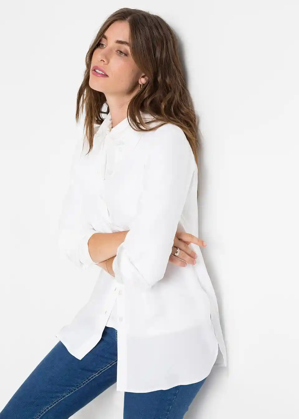 Hemdbluse aus softer Viskose | Bonprix DE