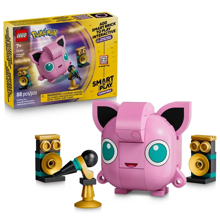 LEGO Pok\u00e9mon SMART Play: Jigglypuff Concert - Compatible Set with SMART Tag and Pok\u00e9mon... | Walmart (US)