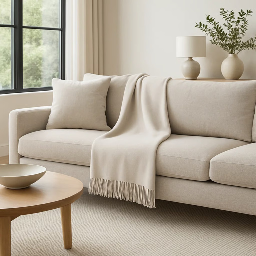 Lincove Pure Mongolian Cashmere Wool Blanket - Throw Blanket For Sofa | Wayfair North America