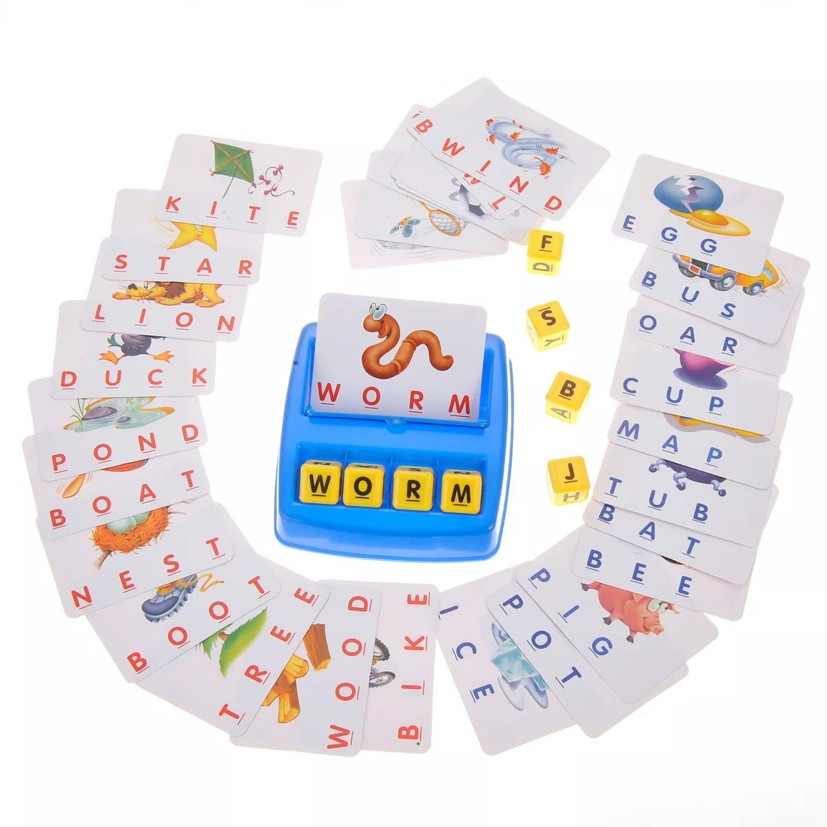 Insten Matching Letter Spelling Game for Kids, Spelling & Reading Learning Educational Toy for Pr... | Target