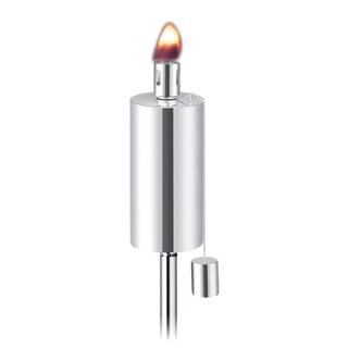 Anywhere Fireplace Cylinder Shaped Stainless Steel Garden Torch (2 Pack) 90292 | The Home Depot
