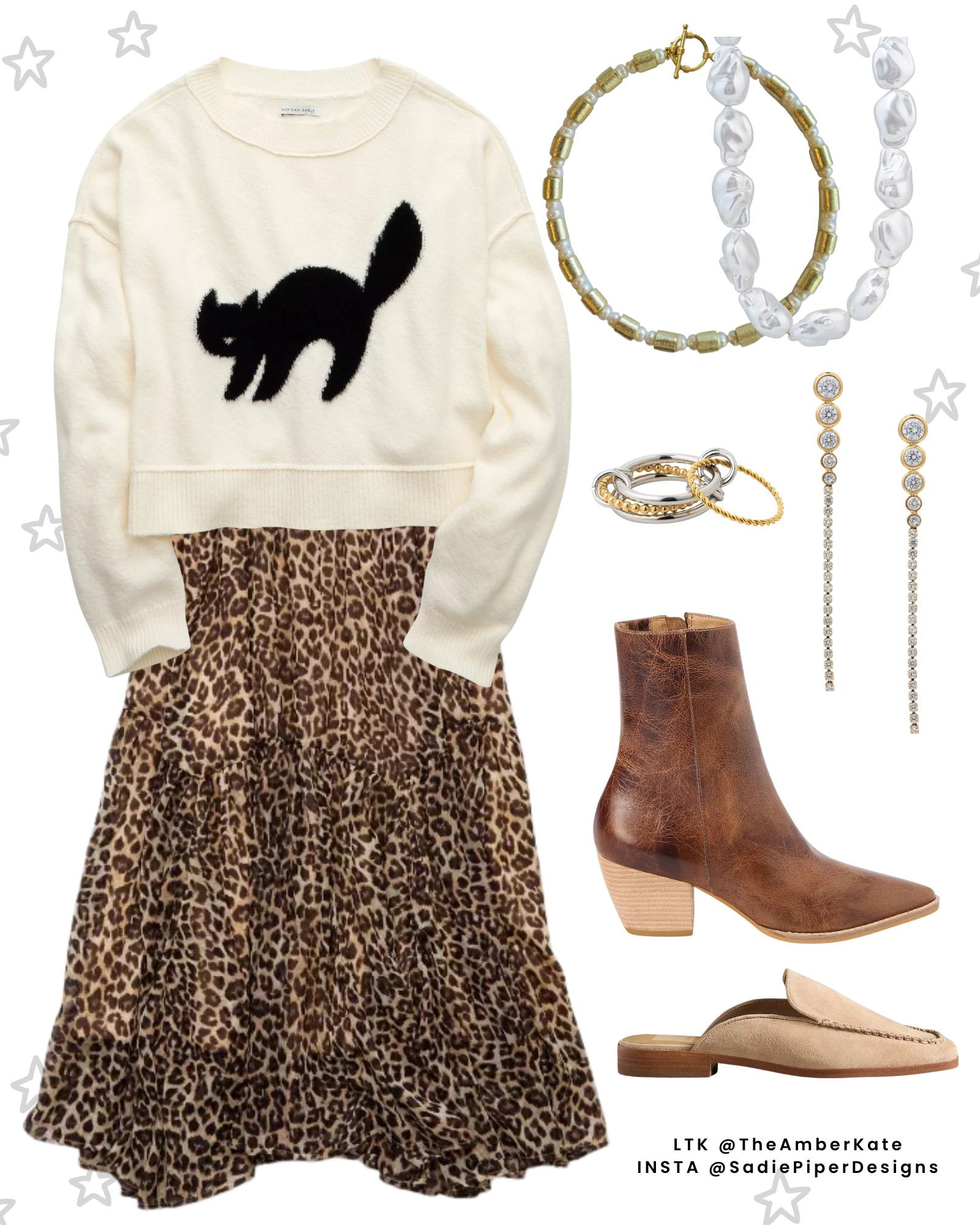 american eagle black cat sweater for halloween paired with cheetah print dress is sooo cute!  

 

#LTKMidsize #LTKFindsUnder100 #LTKWorkwear