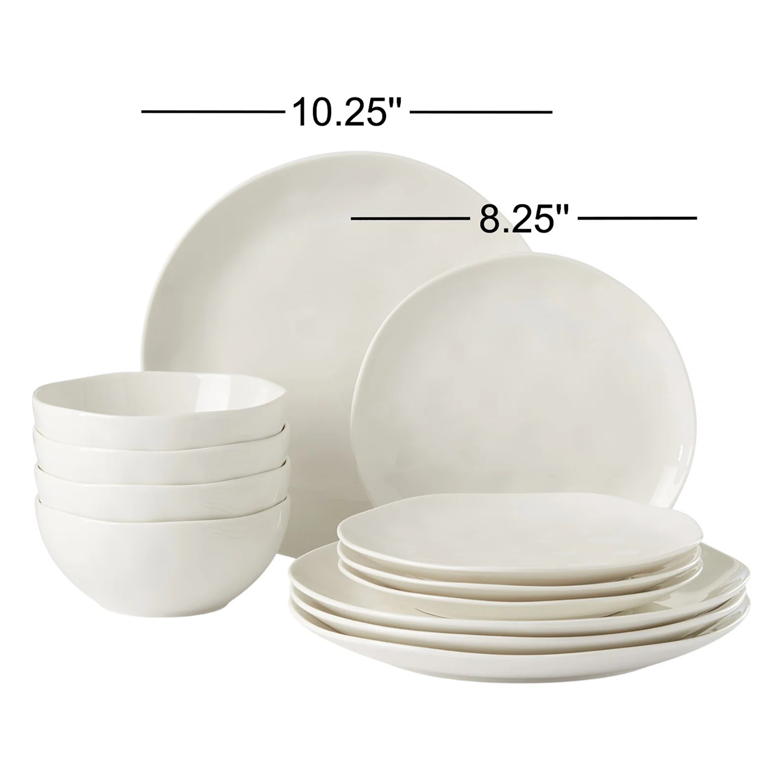 Bay Colors Blue Bay Colors 12-Piece Dinnerware Set | Wayfair North America