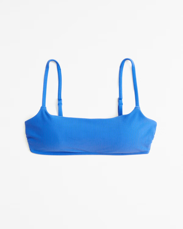 90s Scoopneck Bralette Swim Top | Abercrombie & Fitch (US)