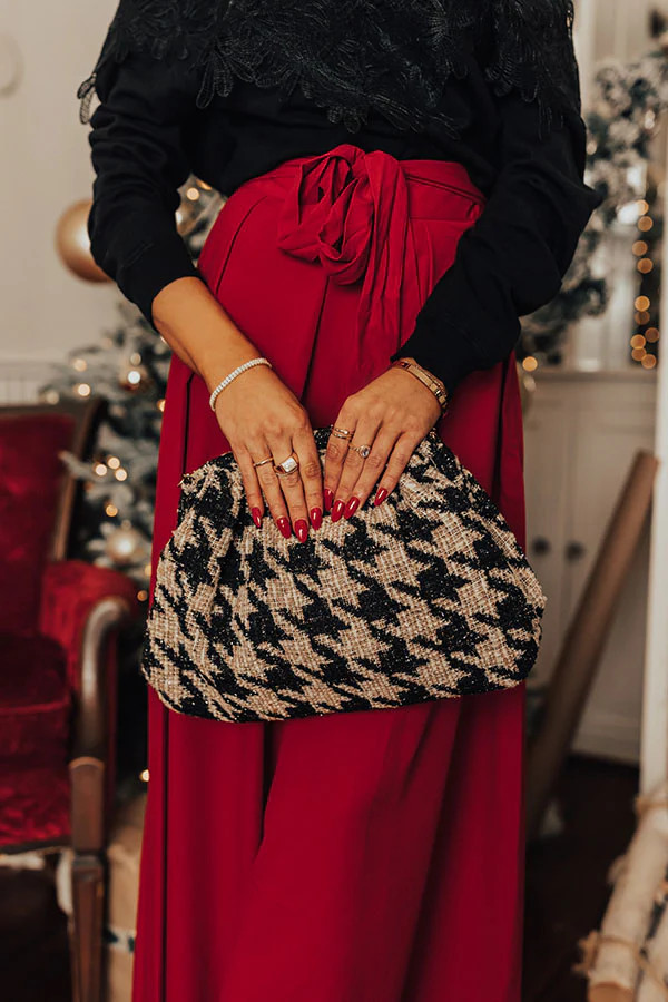 Brunch In Nashville Houndstooth Crossbody • Impressions Online Boutique | Impressions Online Boutique