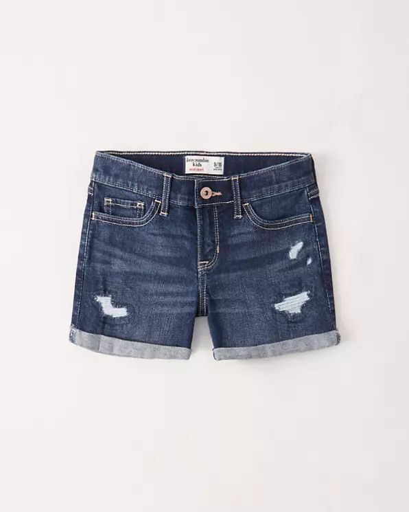 mid rise midi shorts | Abercrombie & Fitch (US)