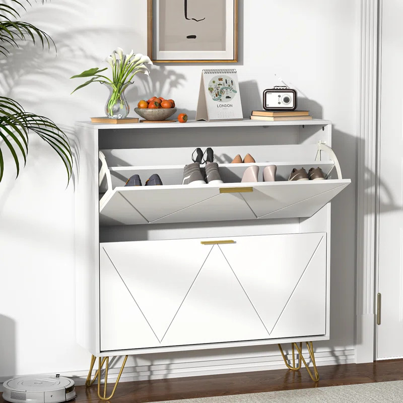 18 Pair Shoe Storage Cabinet | Wayfair North America