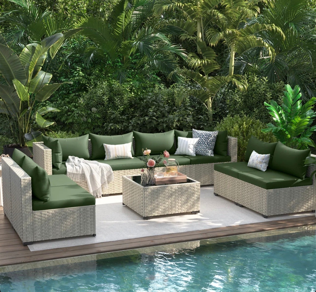 Beautiful outdoor furniture!

Green is in!

#outdoorfurniture #patiofurniture #green #design 

#LTKSeasonal #LTKHome #LTKSaleAlert