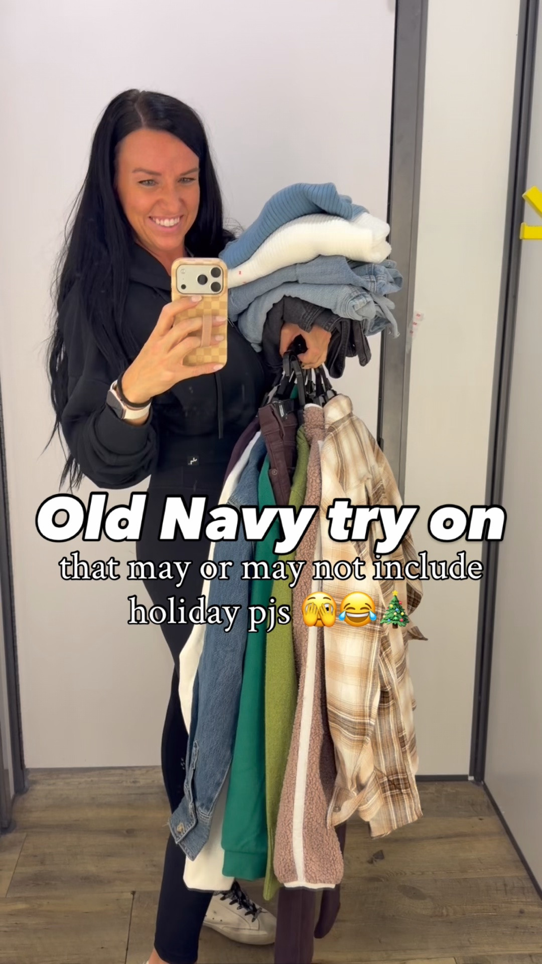 Fall outfits? Check. Cozy layers? Check. Christmas PJs? ALREADY?! 😳 😂🎄 Come shop my Old Navy try-on haul because the sale deals are GOOD!!!

The jeans, long sleeved tops, and holiday pjs fit TTS, I’m in my normal size small and 4. I sized down in the white sweater, and sized up in the flares bc my normal size fit but was pretty tight. I’m in my normal size small for the Jean shirt and flannel. I felt like the flannel’s sleeves ran short FYI. (but I usually roll my sleeves anyway.)


Old navy fall outfits, old navy sale! holiday pajamas, family matching pjs, wide leg jeans, flannel shirt, denim shacket, fleece pullover, sherpa zip up, casual fall outfits, fall style over 40