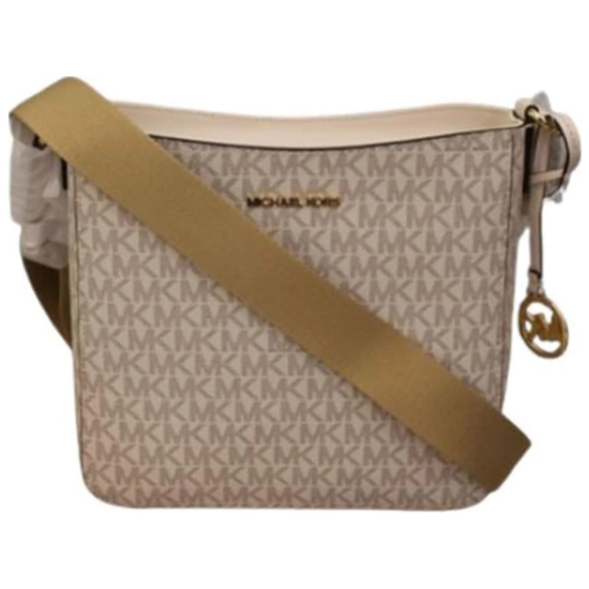 Michael Kors Womens Small Leather Crossbody Bag (Light Cream) 35S4GTVC5B-LCream | Walmart (US)