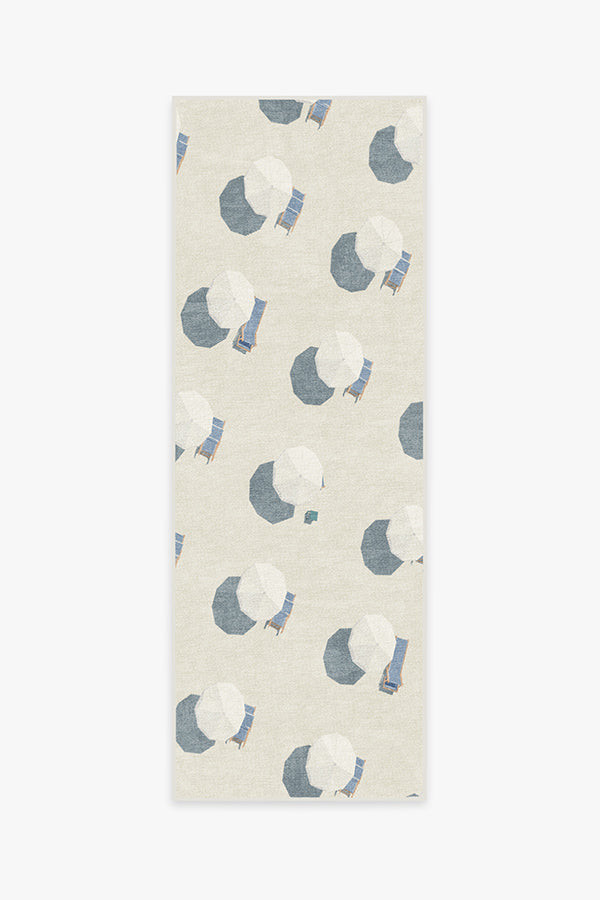 Gray Malin Sunshade Ivory & Dusk Blue Rug | Ruggable