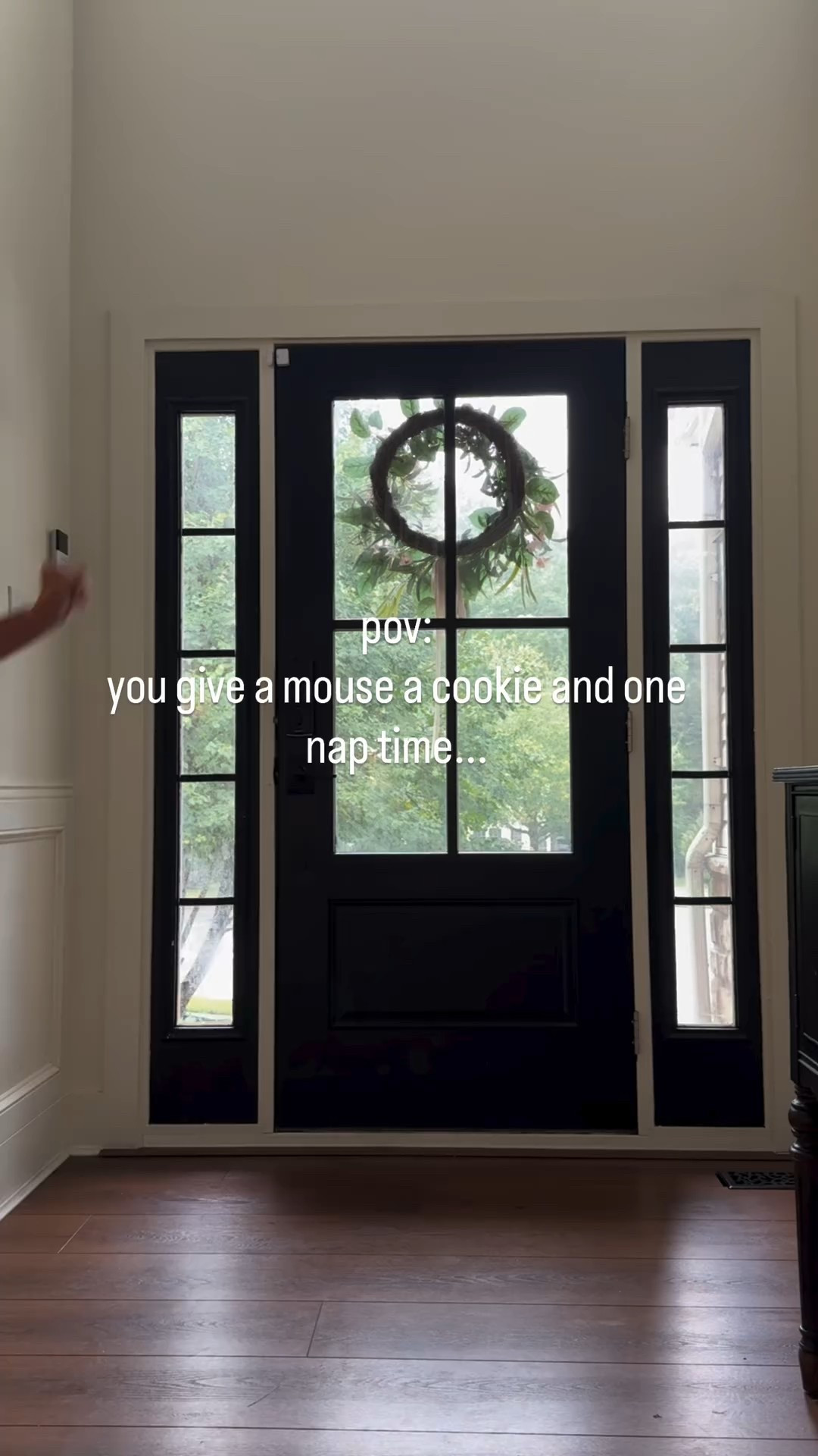 Too dark?? 🖤🖤
I LOVE it!! I've wanted to do this for months and one rainy day nap time was all I needed to finally make it happen! 🙌🏻

Color: Earthen Ash by Wise Owl Paint 

#entrywaydesign #enteywaydecor #bluehallway

#LTKHome