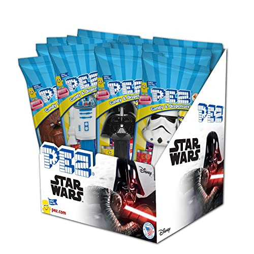 PEZ Candy Star Wars, Assorted Dispensers, 0.58 Ounce (Pack of 12) | Amazon (US)