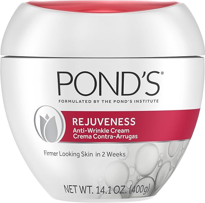 Pond's Anti-Wrinkle Face Cream Anti-Aging Face Moisturizer With Alpha Hydroxy Acid and Collagen 1... | Amazon (US)
