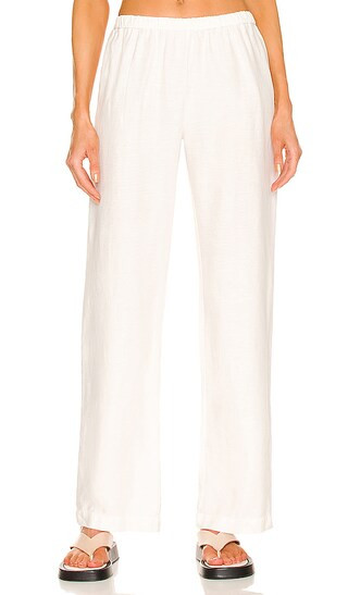 Supple Canvas Easy Trouser in Cloud | Revolve Clothing (Global)