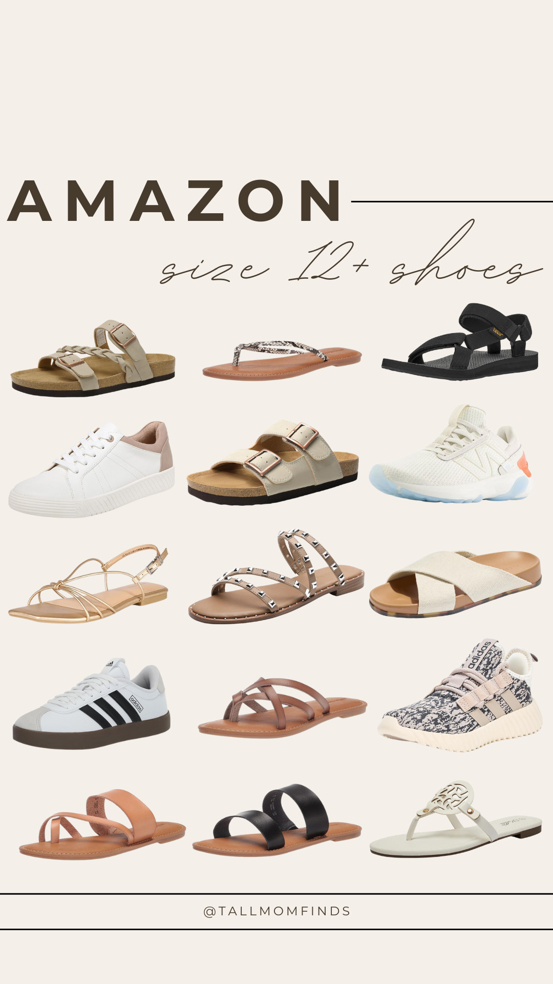 Did you know I have a whole list of size 12+ shoes on Amazon?! Sharing a few of the best for summer here!

sandals, trending sandals, summer sneakers, tall size fashion 

 

#LTKFindsUnder100 #LTKStyleTip #LTKShoeCrush