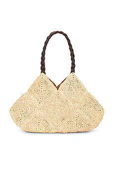 florabella Foggia Tote in Natural from Revolve.com | Revolve Clothing (Global)