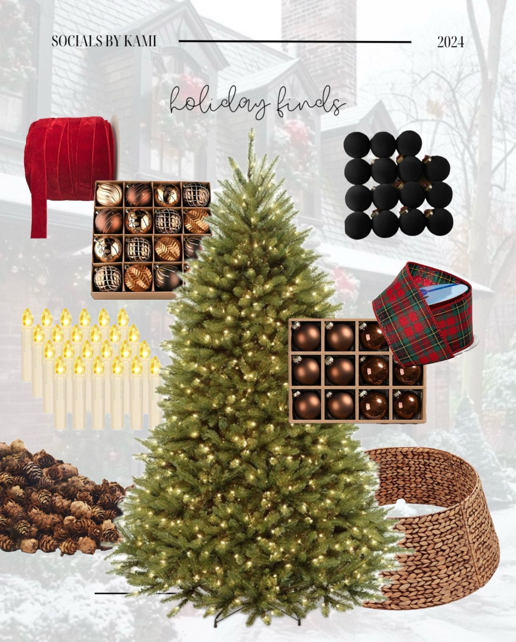 Christmas Tree 2024 🎄

Ornaments, Ribbon, Tree Decor

#christmastree #ornaments #vintageholiday #warmchristmas 

#LTKHoliday #LTKHome #LTKSeasonal