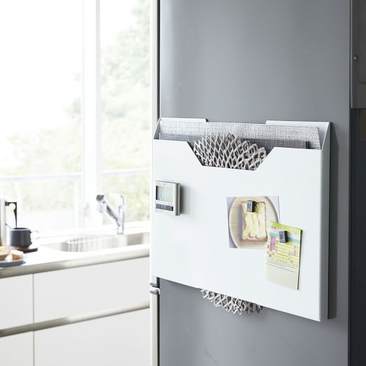 Yamazaki Tower Magnet Placemat Storage Holder | West Elm (US)