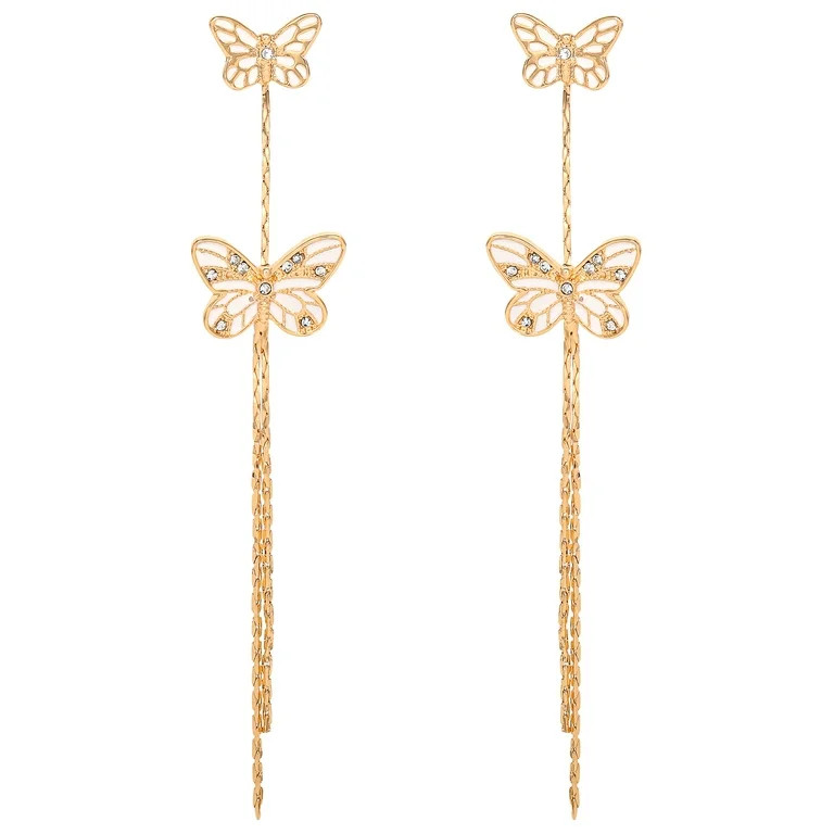 Jessica Simpson Butterfly Drop Earring | Walmart (US)