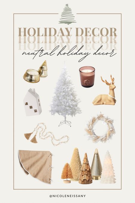 Neutral holiday decor: white, tan, & gold tones

// #ltkunder50 #ltkunder100 holiday decor, holiday decorations, Christmas decor, Christmas decorations, beaded garland, white Christmas tree, burlap tree scarf, gold tree, wood tree, mini white ceramic house, Christmas candle, holiday candle, jute woven reindeer, snowy pampas wreath

#LTKHoliday #LTKhome #LTKSeasonal