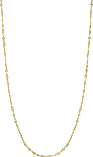 Bony Levy 14K Gold Mykonos Beaded Chain Necklace | Nordstrom | Nordstrom