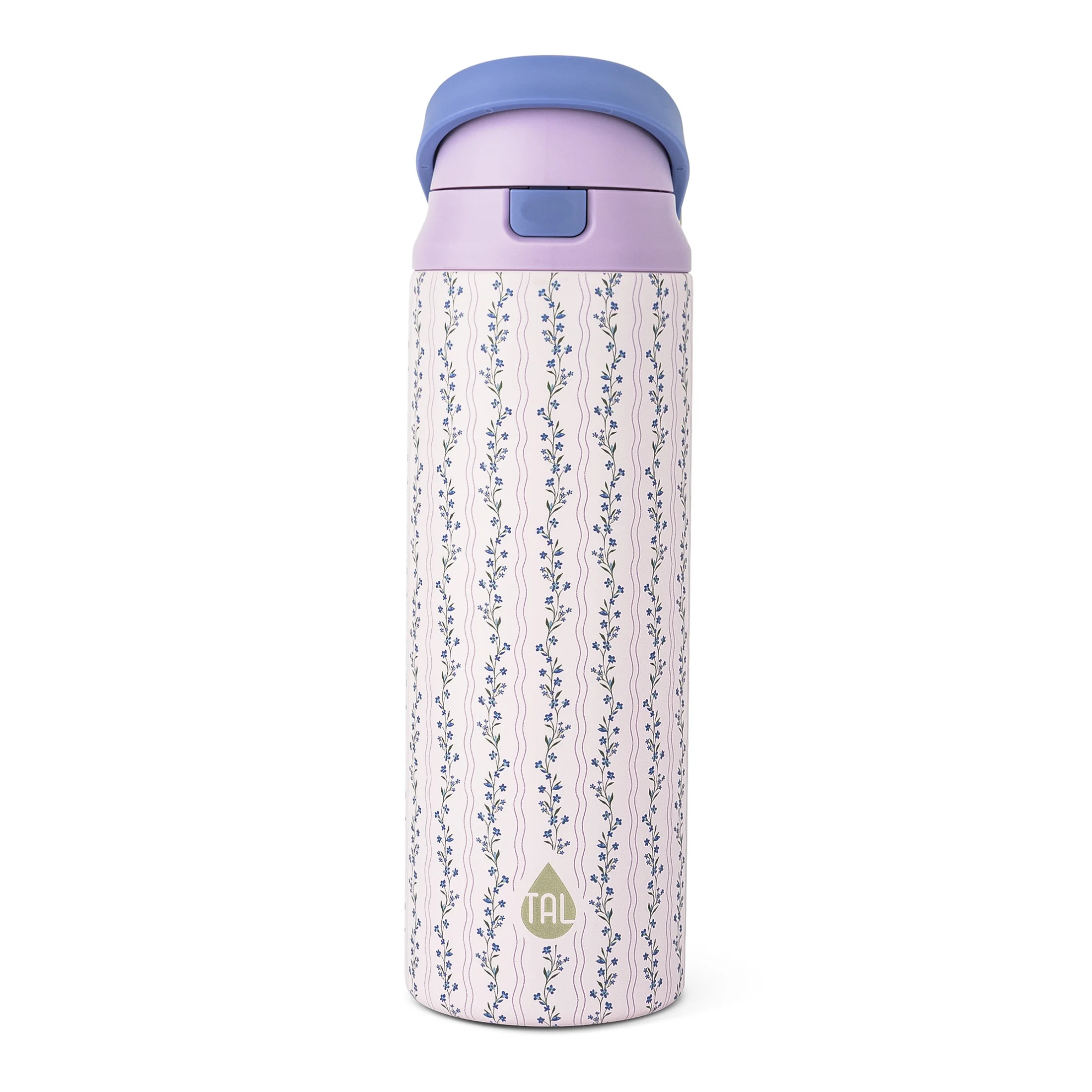 TAL 24oz Stainless Steel 2-in-1 Water Bottle with Straw and Chug Lid, Vine | Walmart (US)