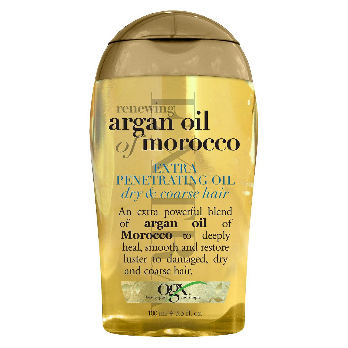 OGX Extra Strength Renewing Moroccan Argan Oil Penetrating Hair Oil Serum- 3.3 fl oz | Target