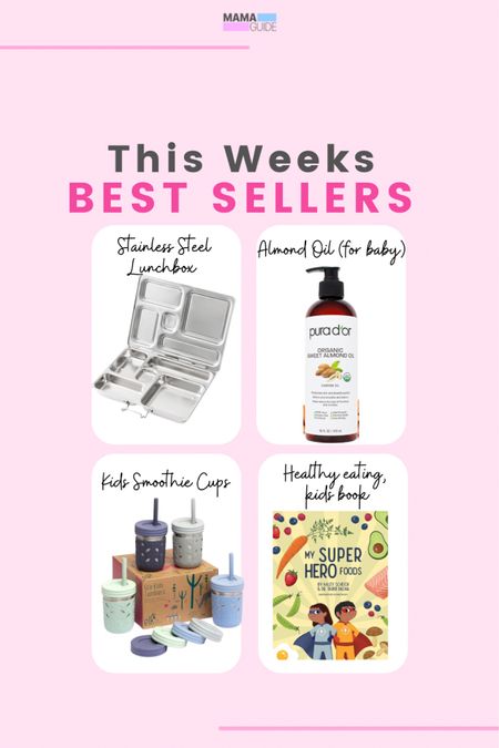 This weeks top sellers on my Amazon shop. This almond oil has been a top seller for a couple months now for my viral diaper changing hack use. The lunchbox is on major sale! 

Amazon sale
Presidents’ Day sale 
Mom must haves 
Kids book 
Picky eater 
Mom hacks 
Lunchbox for kids 

#LTKSpringSale #LTKover40 #LTKfamily