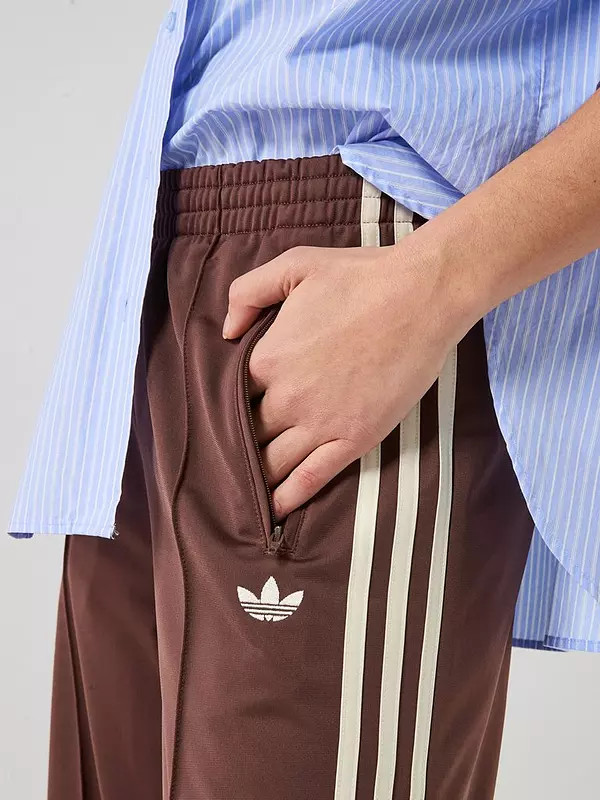 adidas Originals Women's Firebird Loose Tracksuit Pants - Brown | Very (UK)
