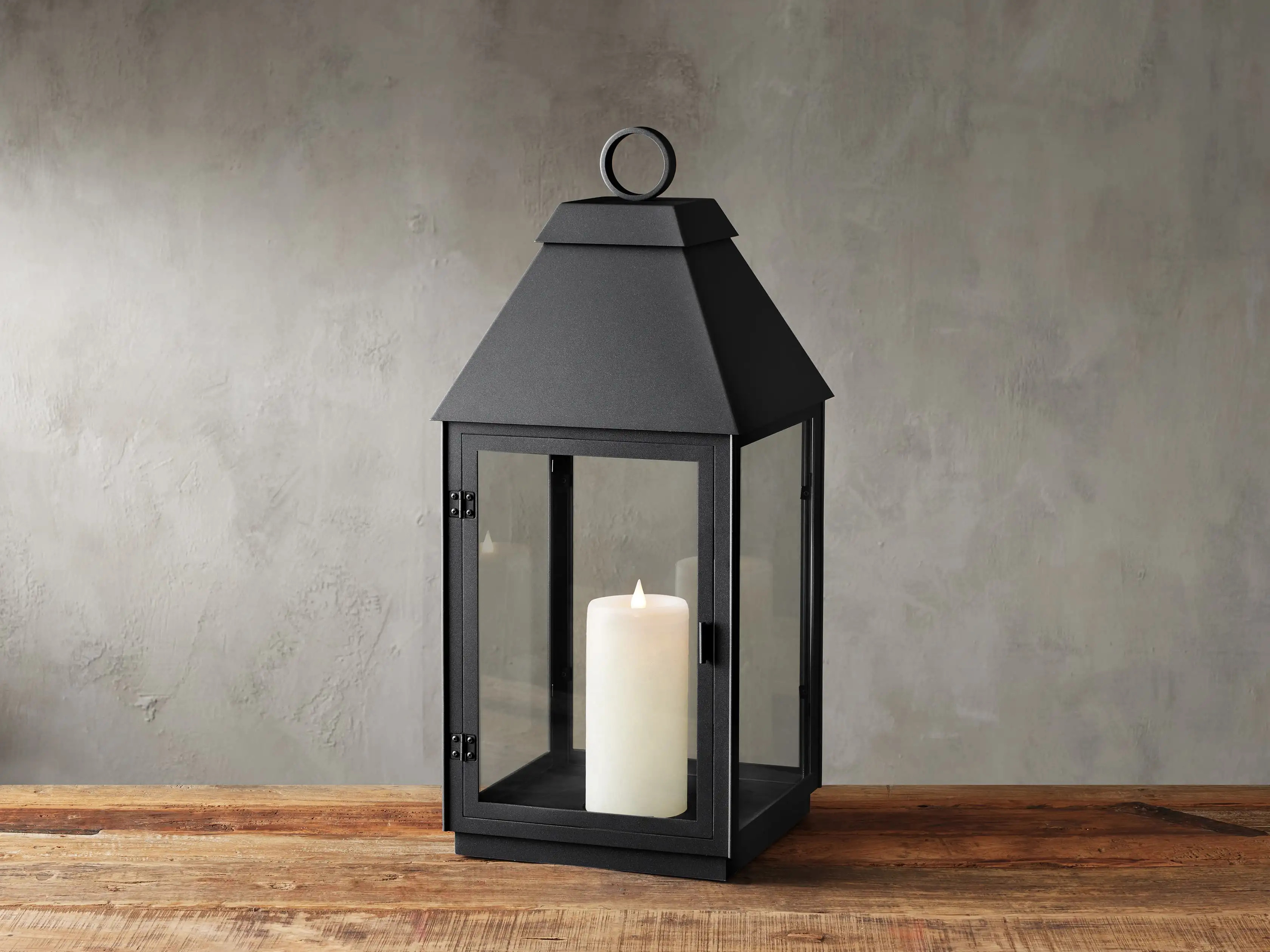 Carena Outdoor Lantern in Iron | Arhaus