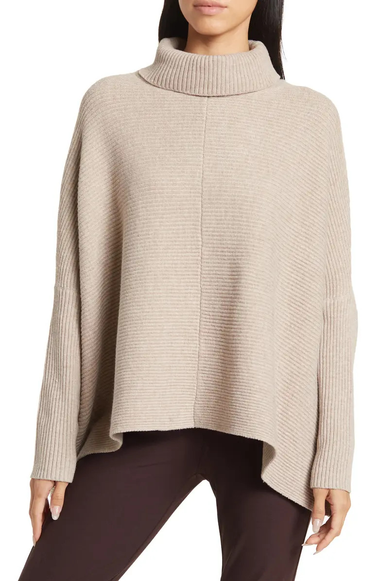 Sweet Romeo Oversized Ribbed Mock-neck Sweater | Nordstromrack | Nordstrom Rack