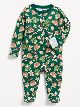 2-Way-Zip Sleep & Play Footed One-Piece for Baby | Old Navy (US)
