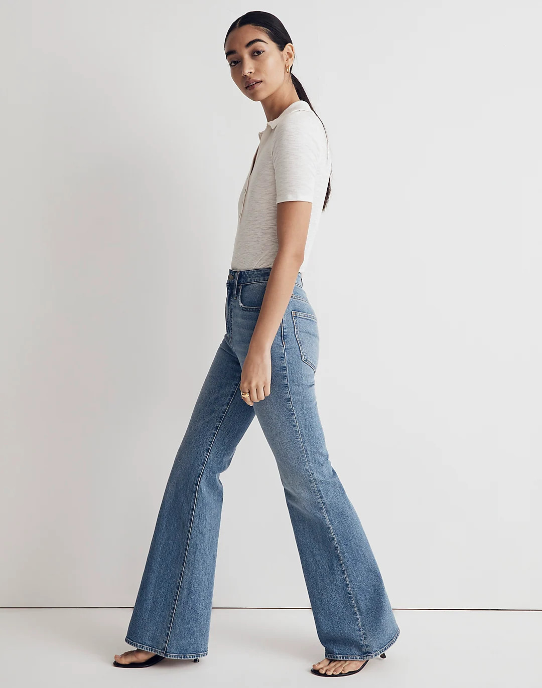 The Perfect Vintage Flare Jean in Tarlow Wash | Madewell