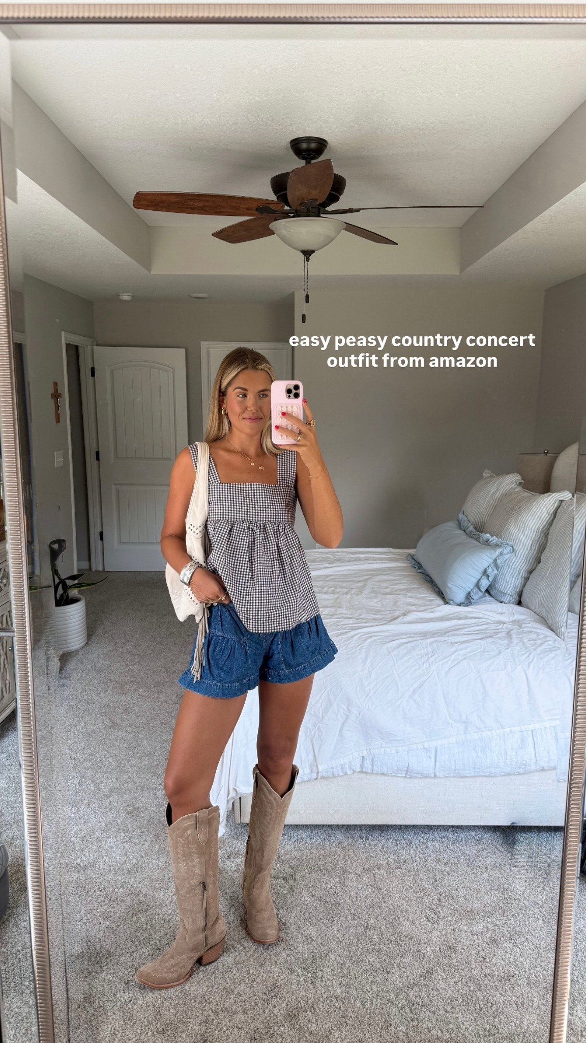 wearing a size small! 

amazon country concert western stagecoach festival outfit 

#LTKootd #LTKFestival #LTKTall