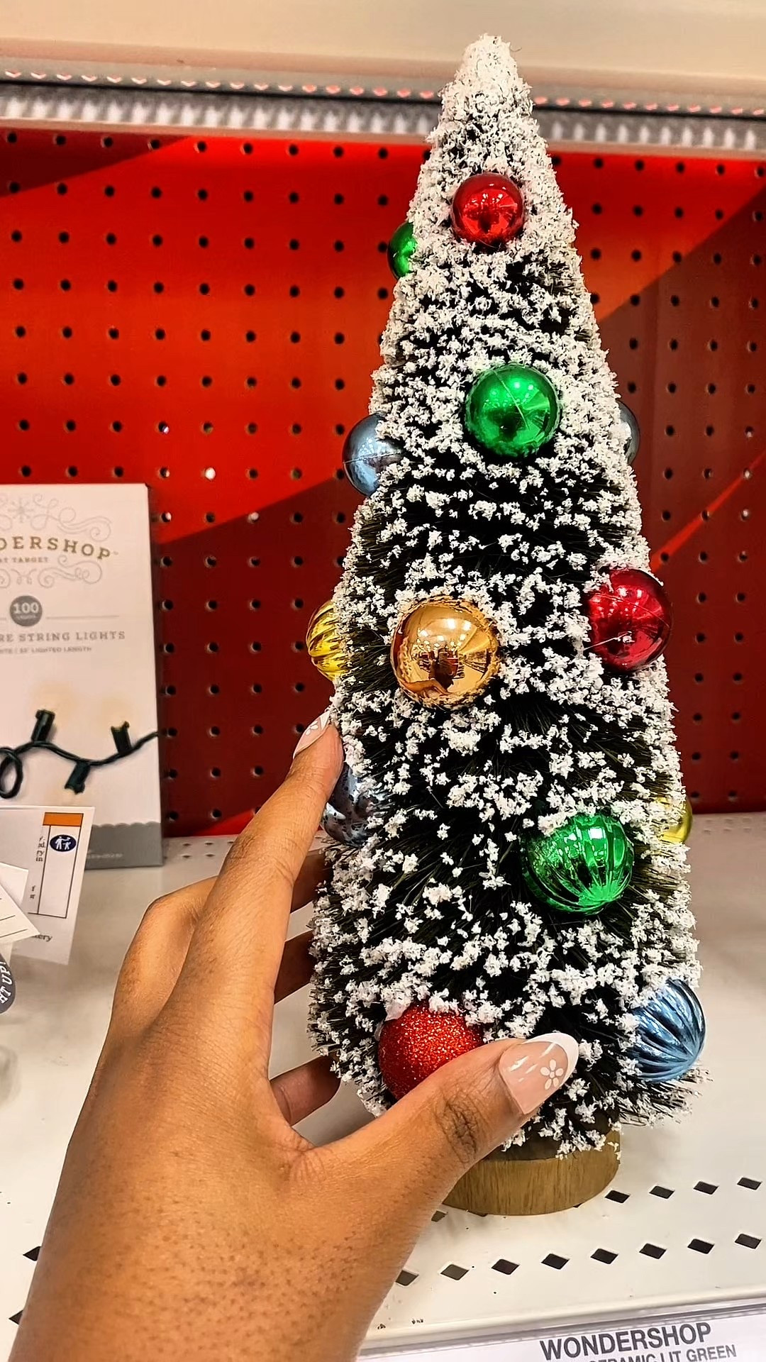 Mini decorative tabletop Christmas tree 

#LTKSeasonal #LTKHoliday #LTKCyberWeek