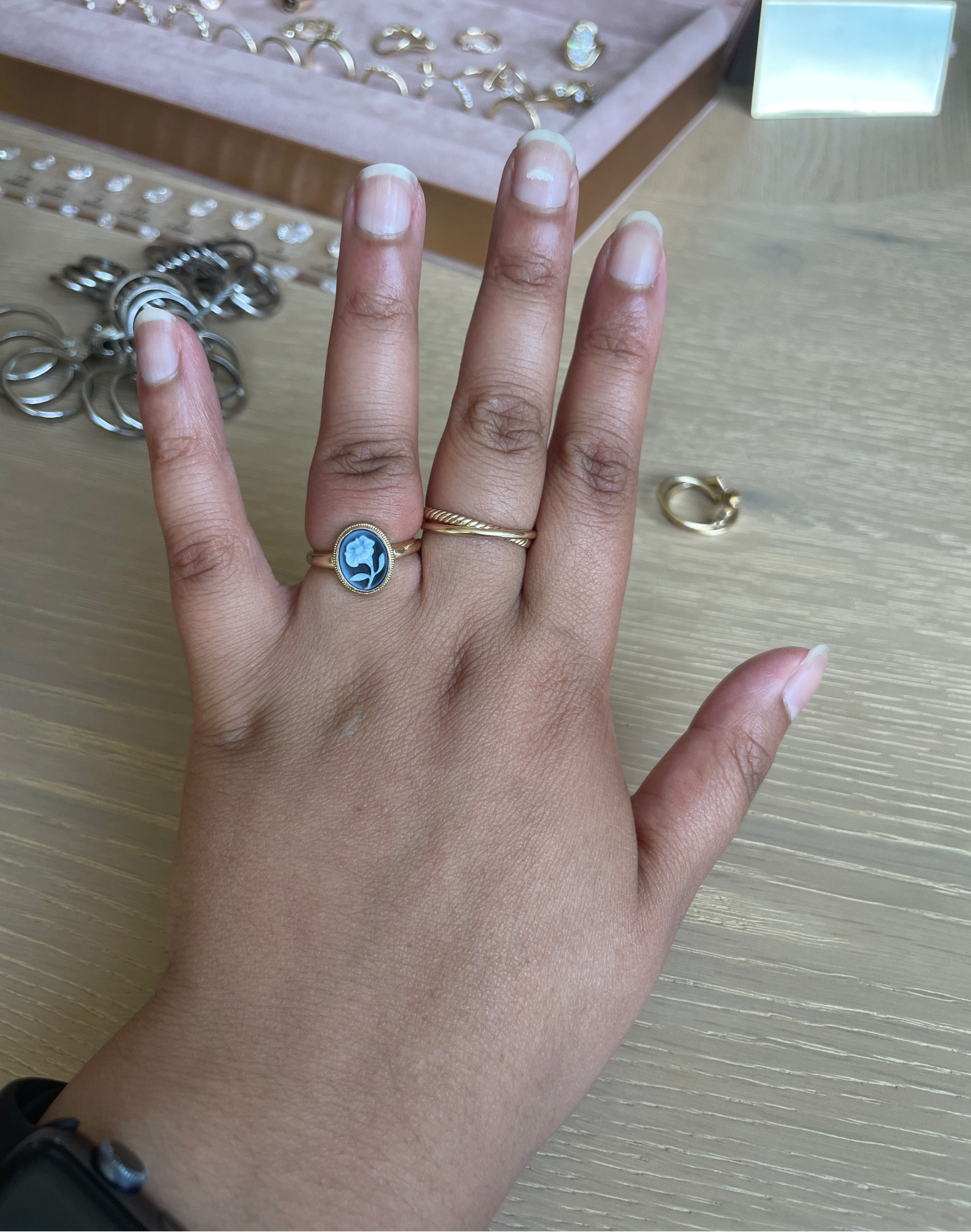 Marrow Fine makes some of my favorite rings, including this signet ring - this design is hand carved in Italy and like all of their gold rings, it’s solid gold!

This would also be such a sweet “something blue” for a wedding  

#LTKstyletip #LTKU #LTKfindsunder50