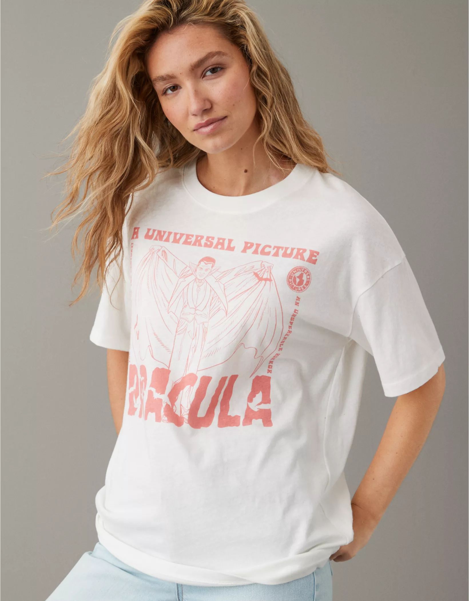 AE Oversized Dracula Graphic Tee | American Eagle Outfitters (US & CA)