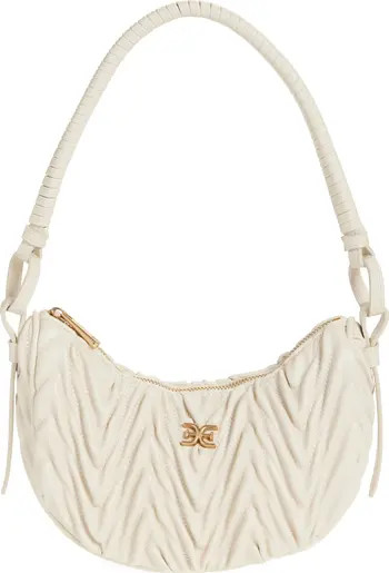 Ari Quilted Leather Crescent Shoulder Bag | Nordstrom