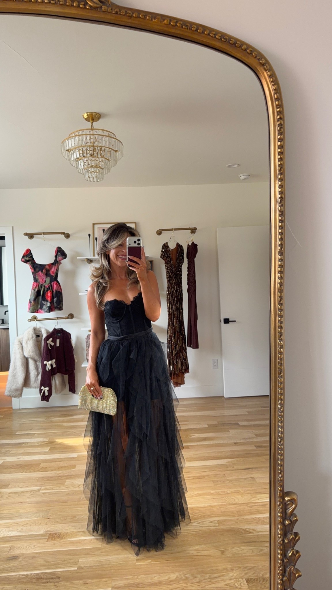 Black tulle corset wedding guest and fall event dress from Vici

Vici code: emerson30

Wearing my usual small/2

Wedding guest
Formal event
Black tie
Tulle
Special occasion
Fall party 

#LTKWedding #LTKFindsUnder100 #LTKSeasonal