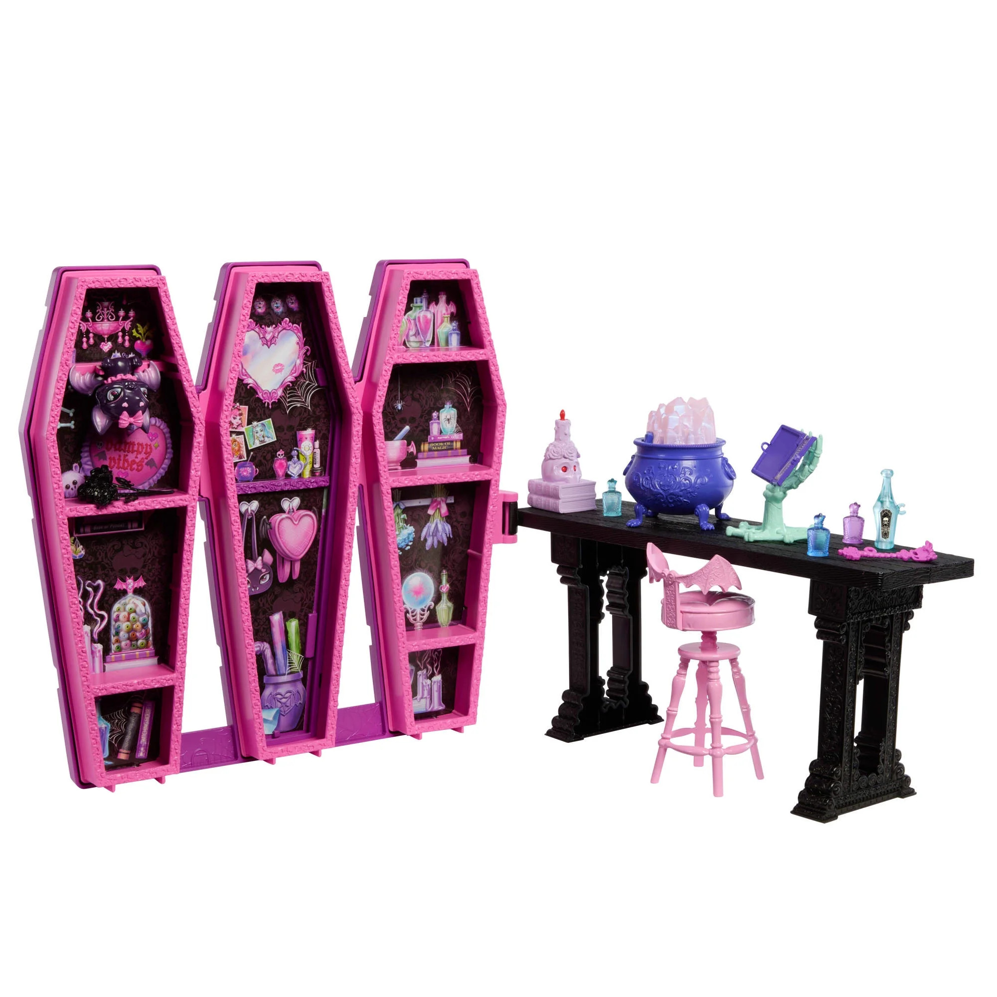 Monster High Draculaura Secret Potion Room Doll Playset with 12+ Accessories [Walmart Exclusive] | Walmart (US)