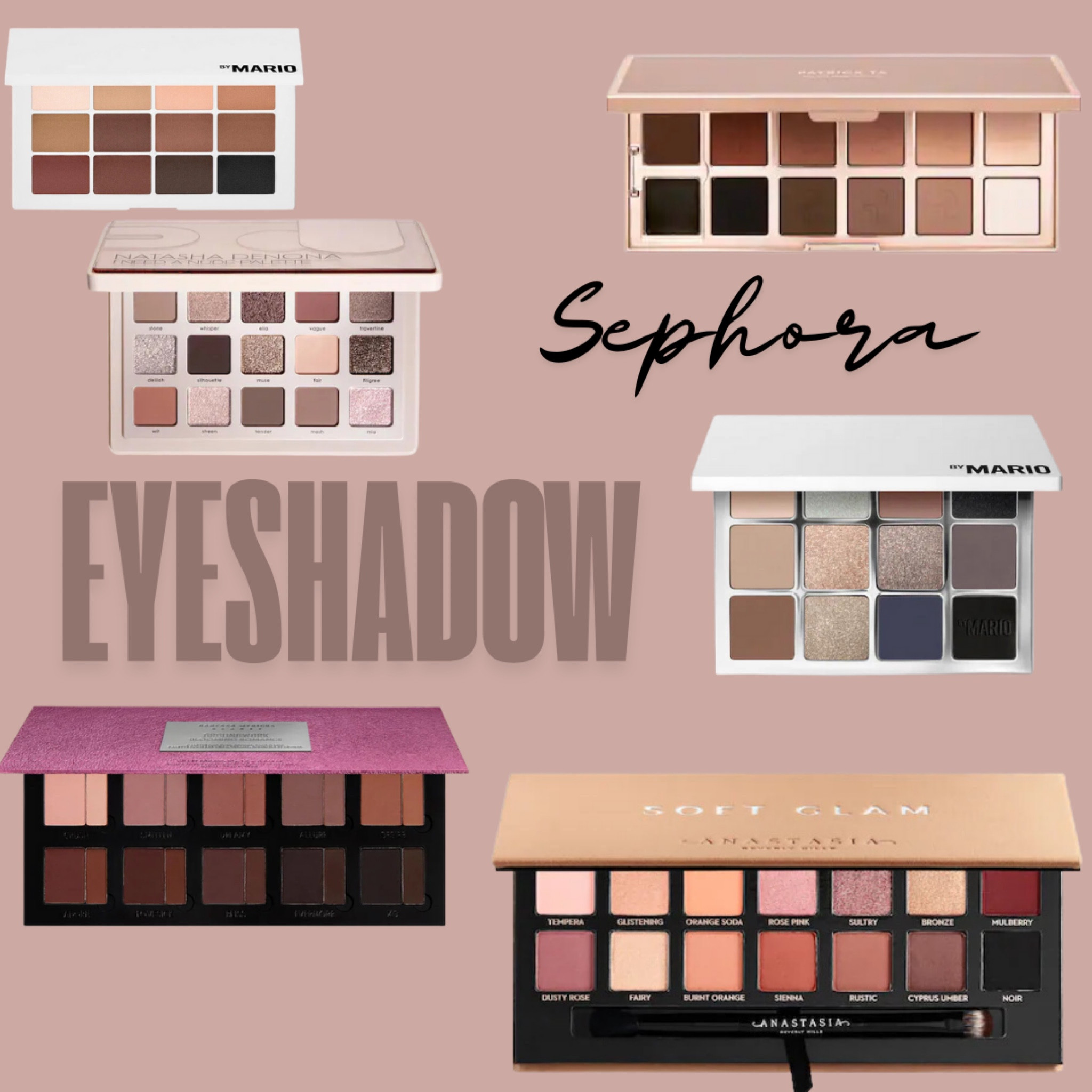 Sephora must have eyeshadow palettes 🫶🏻

I personally feel like having a few of these palettes is all you need for eyeshadows

#LTKGiftGuide #LTKBeauty #LTKHoliday