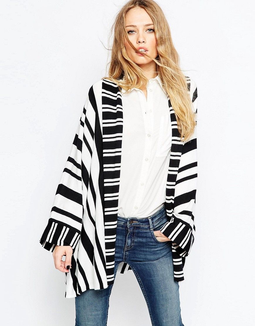 ASOS Stripe Swing Cardigan | ASOS US