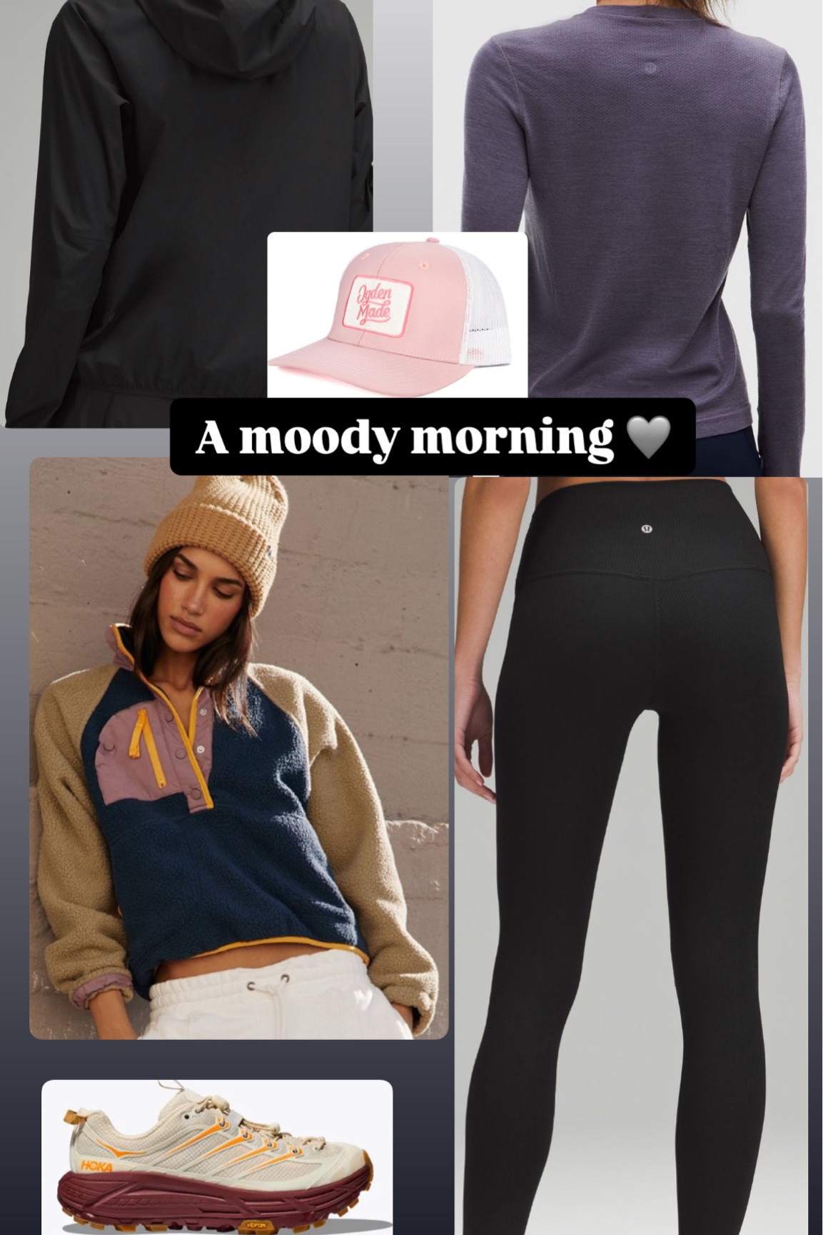 Long sleeve is on sale! I can’t link the hat but I’ll try and find something similar.
Long sleeve sz 6
Jackets xs
Leggings 2
Shoes tts

#LTKFitness #LTKSeasonal #LTKActive