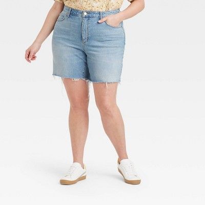 Women's Super-High Rise Bermuda Jean Shorts - Universal Thread™ | Target