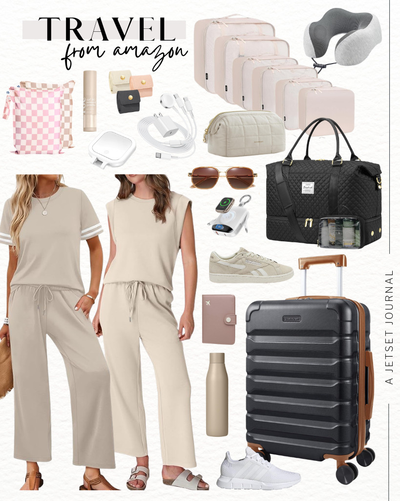 Pack your stuff and get ready to go with these Amazon Travel finds! First on my list is this carry-on suitcase from LIGHT FLIGHT. WIHOLL’s two-piece outfit is also one of my faves. There’s a weekender bag here, too, that is perfect for short trips. And if you are a frequent flyer, you know how helpful these Tiny Twinkle wet bags and mini jewelry bags are for organizing your travel essentials.

#LTKSeasonal #LTKSaleAlert #LTKTravel
 

 