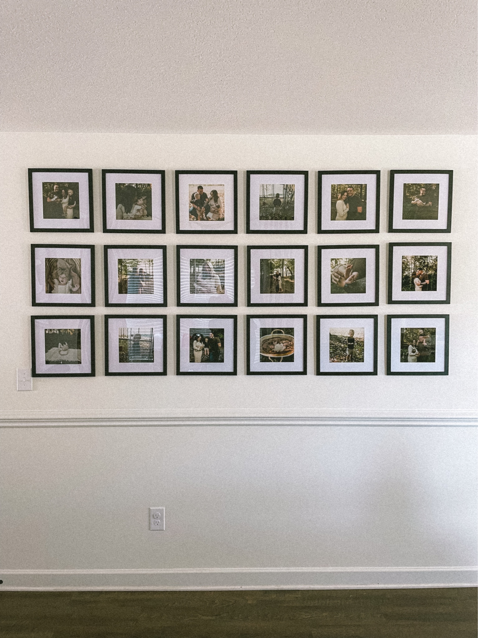 12x12 picture frames with 8x8 photos. simple but impactful home decor 

#LTKhome #LTKfamily #LTKstyletip