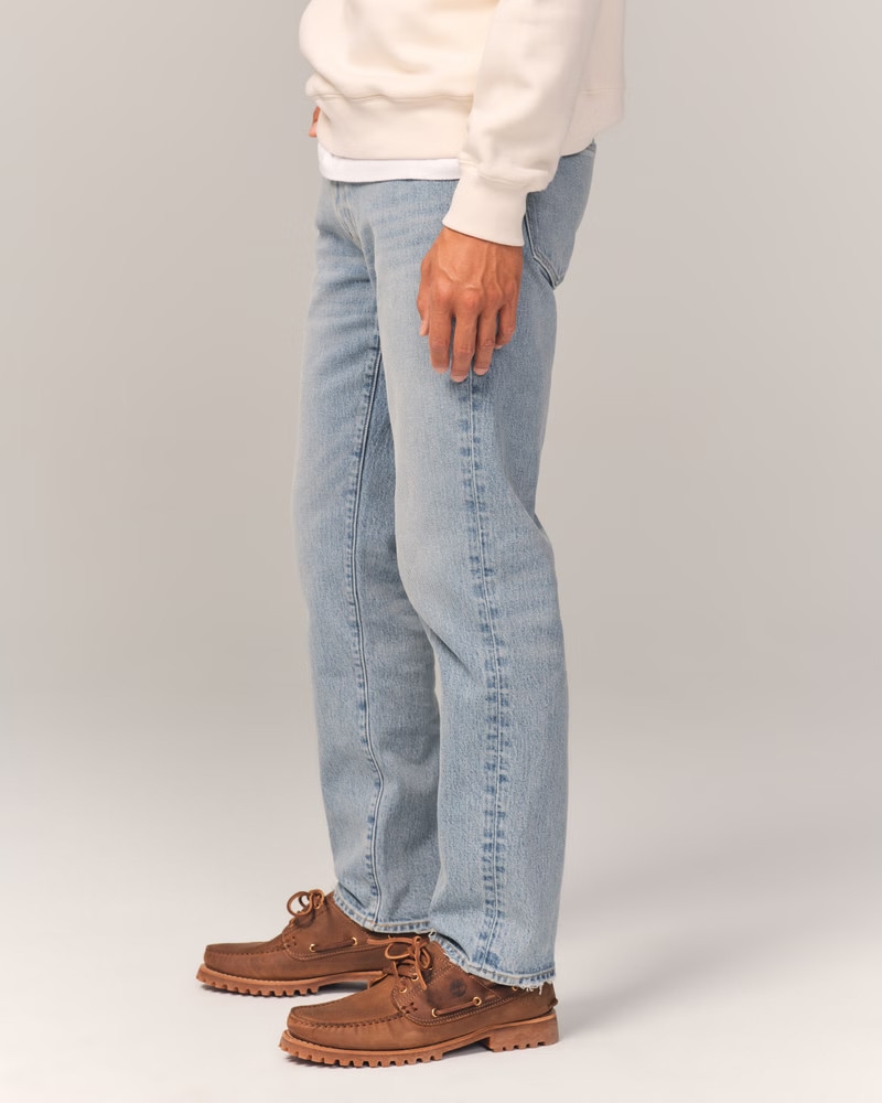 Men's 90s Straight Jean | Men's Bottoms | Abercrombie.com | Abercrombie & Fitch (US)